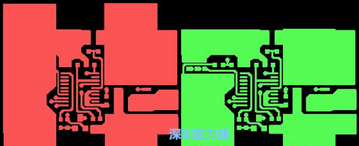 此操作可使文件中大部分的焊盤輸出后仍為焊盤，不會成為線性焊盤，并且不會產(chǎn)生像下圖一樣的短路情況