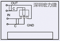 圖3：降壓電路的PCB設(shè)計示例。