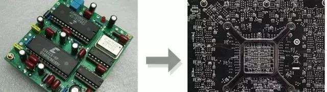 PCBA元器件由大變小，由稀疏到密集的變化趨勢(shì)
